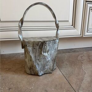 Marbled Gray Handbag